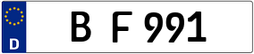 Truck License Plate